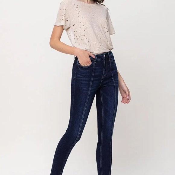 Janelle Stem Hemline Skinny Jean - Picture 5 of 12